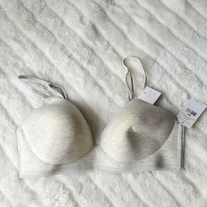On Gossamer wireless Grey Bra